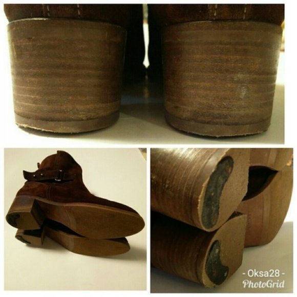 J. CREW Parker shearling lined suede boots 9 - Picture 4 of 8